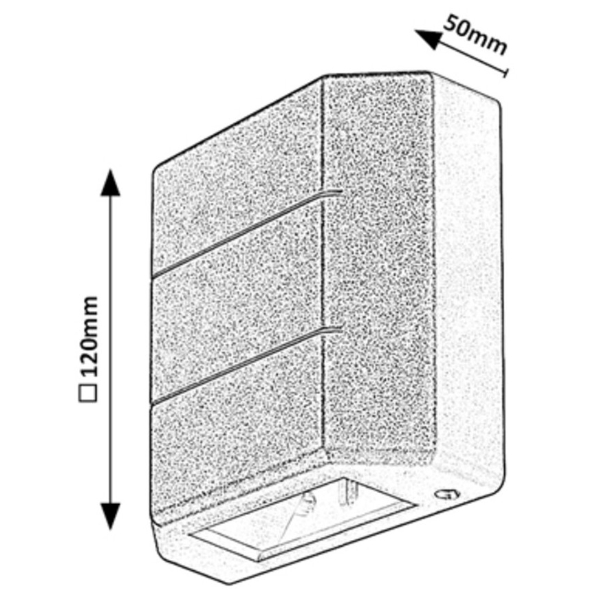 Rabalux - Светодиодный уличный настенный светильник LED/6W/230V IP54 белый
