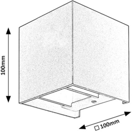 Rabalux - Вуличний настінний світильник 1xG9/42W/230V IP54 білий