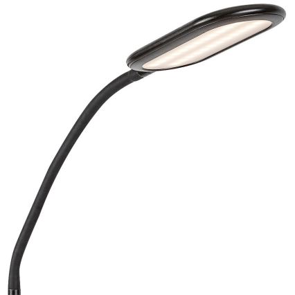 Rabalux - Світлодіодна регульована торшерна лампа з сенсорним керуванням LED/10W/230V 3000-6000K чорна