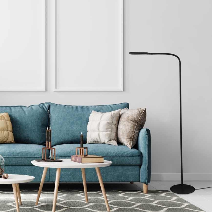 Rabalux - Светодиодный сенсорный торшер с регулированием яркости LED/10W/230V 3000-6000K черный