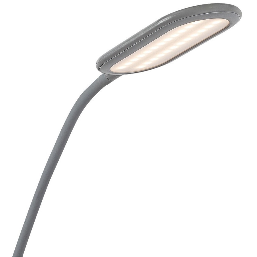Rabalux - Светодиодный сенсорный торшер с регулированием яркости LED/10W/230V 3000-6000K серый