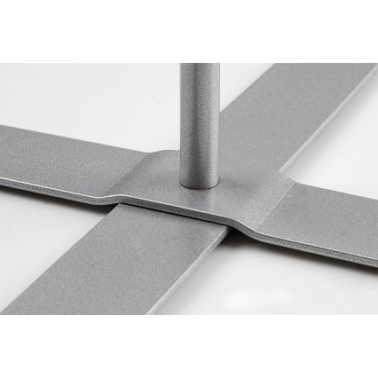 Rabalux - Торшер 1xE27/40W/230V білий/сріблястий