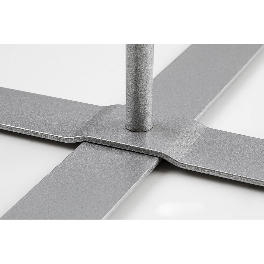 Rabalux - Торшер 1xE27/40W/230V білий/сріблястий