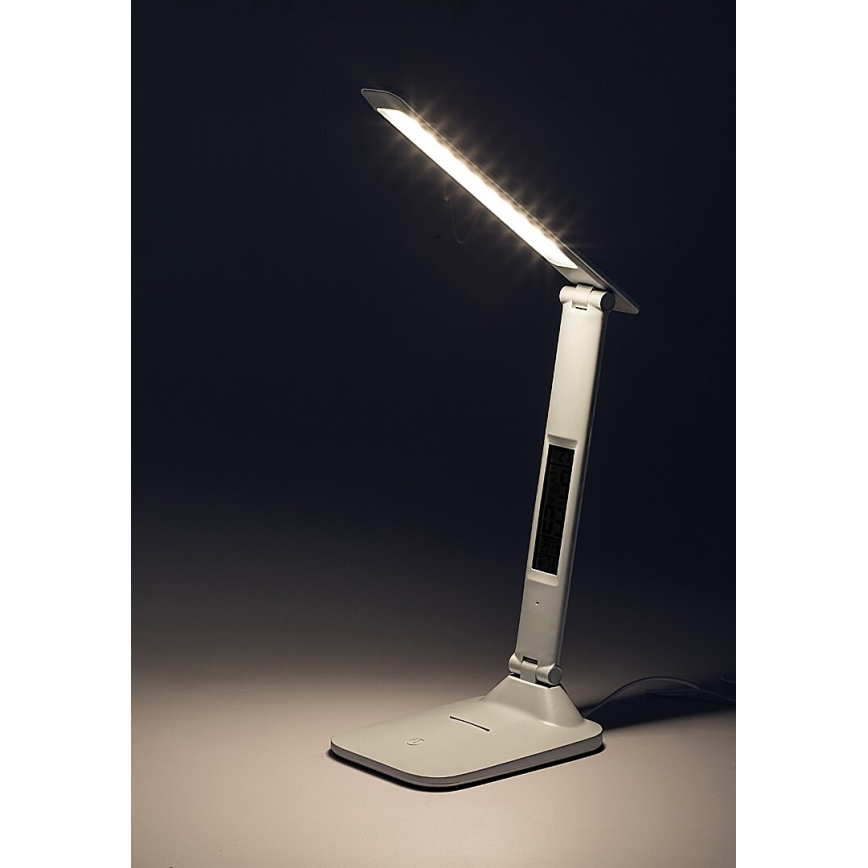 Rabalux - Светодиодная настольная лампа с дисплеем и регулированием яркости LED/5W/5V 3000-6000K