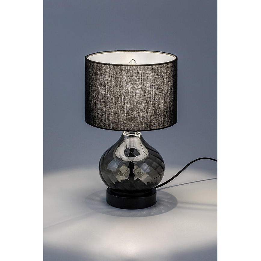 Rabalux - Настольная лампа 1xE14/25W/230V дымчатый