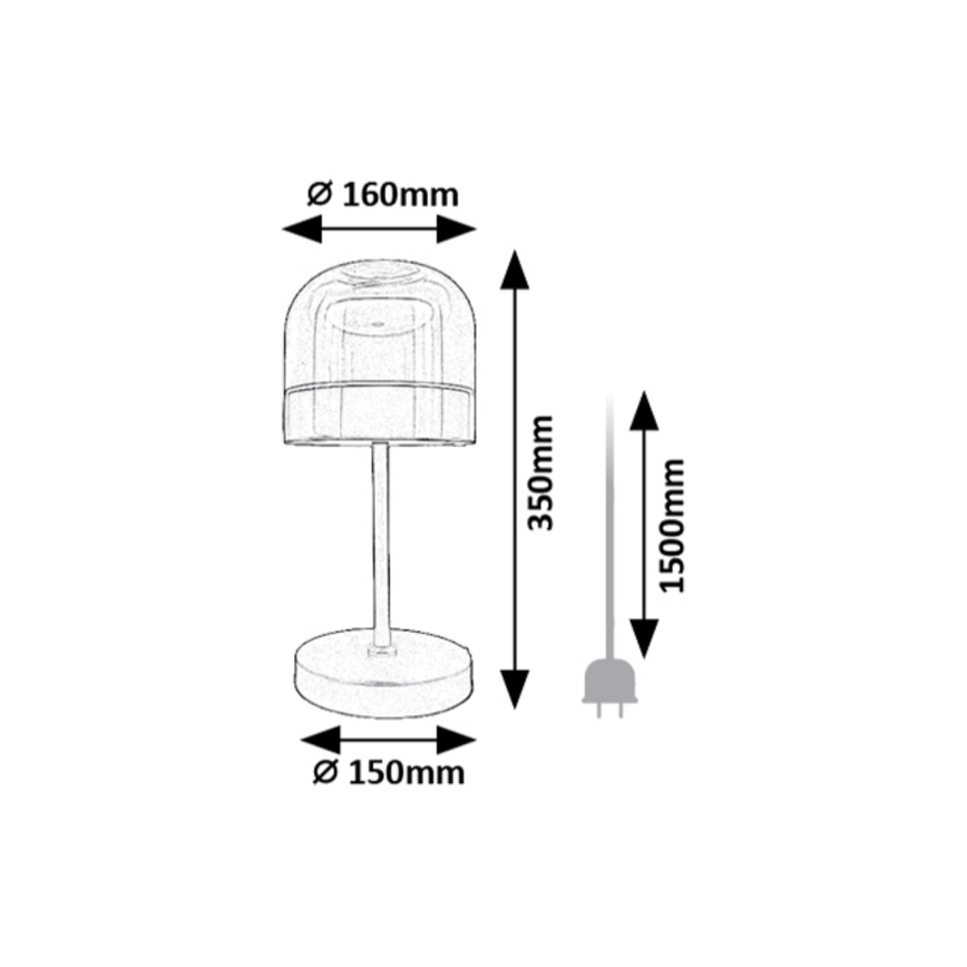 Rabalux - Светодиодная настольная лампа с регулированием яркости LED/13W/230V 3000/4000/6000K