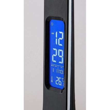 Rabalux - Светодиодная настольная лампа с дисплеем и регулированием яркости LED/7W/5V 4000K черный