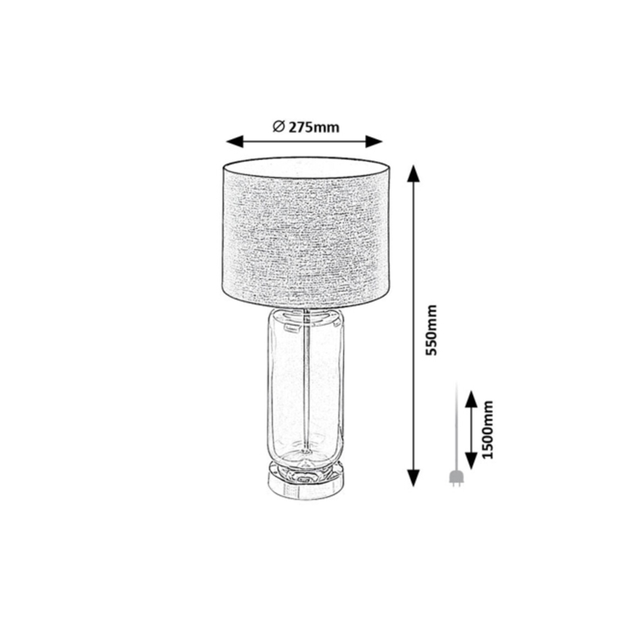 Rabalux - Настольная лампа 1xE27/60W/230V