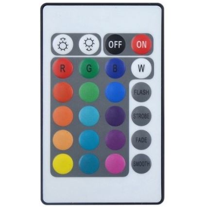 Rabalux - Світлодіодний RGB торшер з регулюванням яскравості LED/19W/230V + пульт дистанційного керування