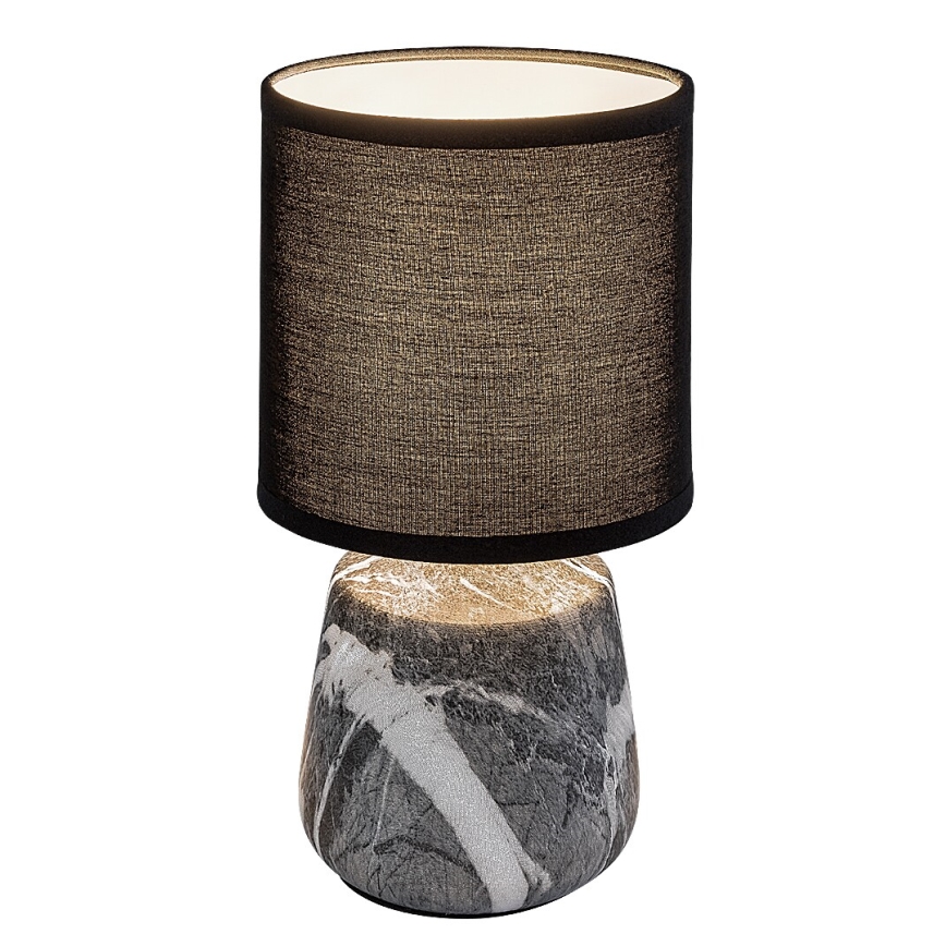 Rabalux - Настольная лампа 1xE14/40W/230V черный/мраморный декор