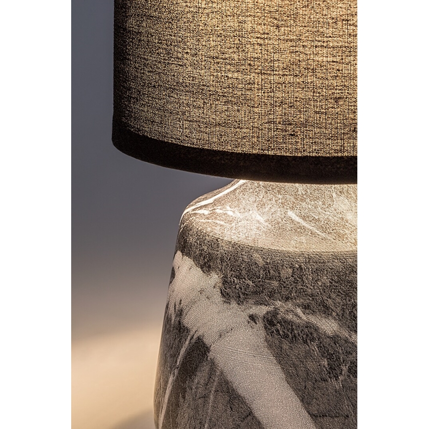 Rabalux - Настольная лампа 1xE14/40W/230V черный/мраморный декор