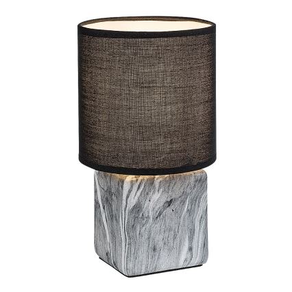 Rabalux - Настільна лампа 1xE14/40W/230V чорна/мармуровий декор