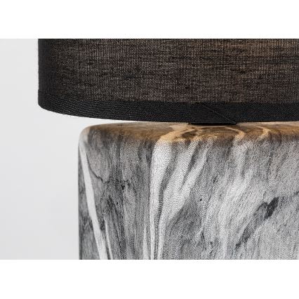 Rabalux - Настільна лампа 1xE14/40W/230V чорна/мармуровий декор