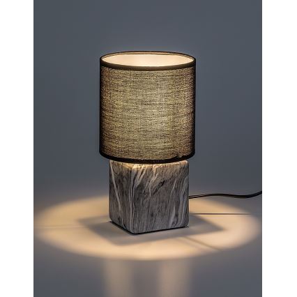 Rabalux - Настольная лампа 1xE14/40W/230V чёрная/декор мрамора