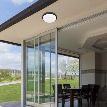 Rabalux - LED зовнішній стельовий світильник LED/15W/230V IP54 чорний