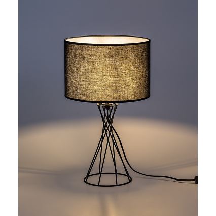 Rabalux - Настільна лампа 1xE27/40W/230V чорна