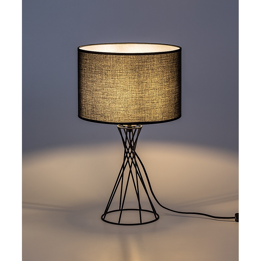 Rabalux - Настільна лампа 1xE27/40W/230V чорна