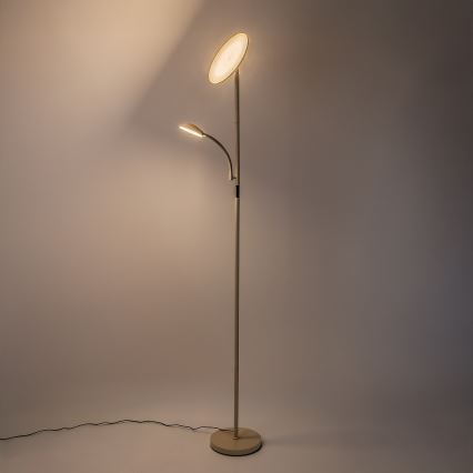 Rabalux - LED напольный светильник с диммером LED/23W/230V 3000/4200/6500 бежевый