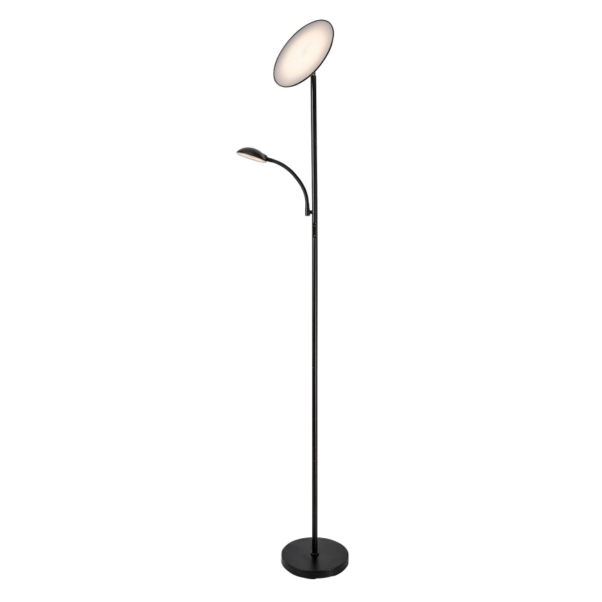 Rabalux - LED Регульована підлогова лампа LED/23W/230V 3000/4200/6500 чорна