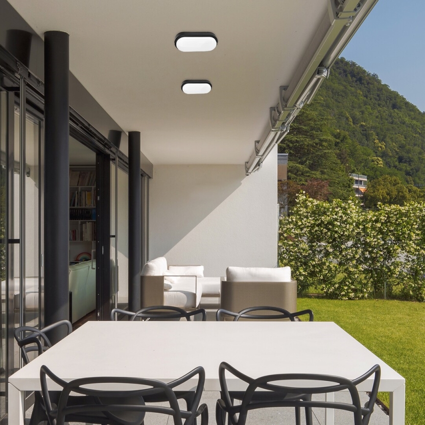 Rabalux - Светодиодный уличный потолочный светильник LED/15W/230V IP54 черный