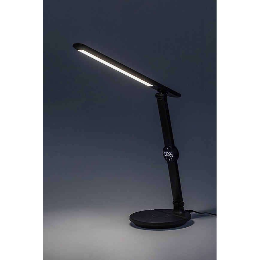 Rabalux - Сенсорна настільна LED лампа з регулюванням яскравості з дисплеєм LED/9W/230V 3000/4000/6500K