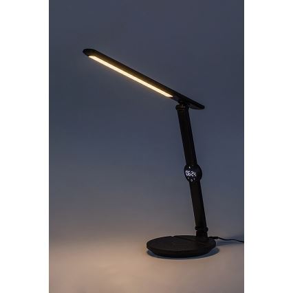 Rabalux - Сенсорна настільна LED лампа з регулюванням яскравості з дисплеєм LED/9W/230V 3000/4000/6500K