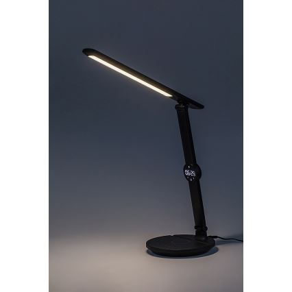 Rabalux - Сенсорна настільна LED лампа з регулюванням яскравості з дисплеєм LED/9W/230V 3000/4000/6500K