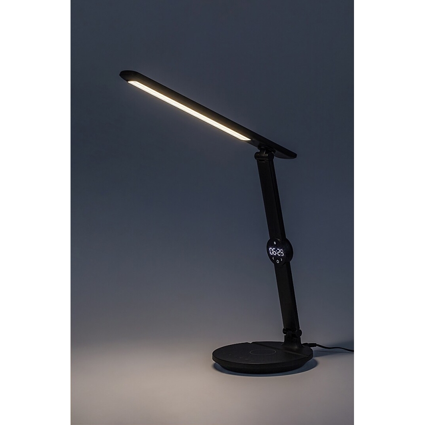 Rabalux - Сенсорна настільна LED лампа з регулюванням яскравості з дисплеєм LED/9W/230V 3000/4000/6500K