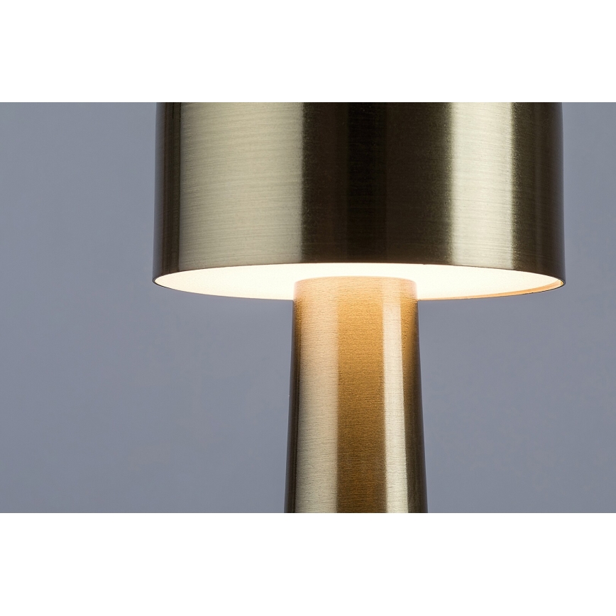 Rabalux - LED Акумуляторна сенсорна настільна лампа LED/2,7W/5V 1200mAh 3000/4000/6000K золотий
