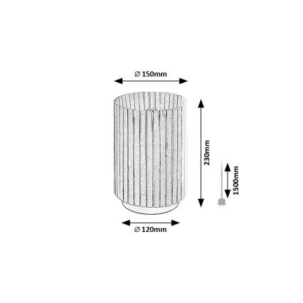 Rabalux - Настольная лампа 1xE27/6W/230V