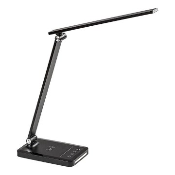 Rabalux 74213 - LED Гнучка настільна лампа з регулюванням яскравості з бездротовою зарядкою QI і USB LED/5W/5V 3000-6500K