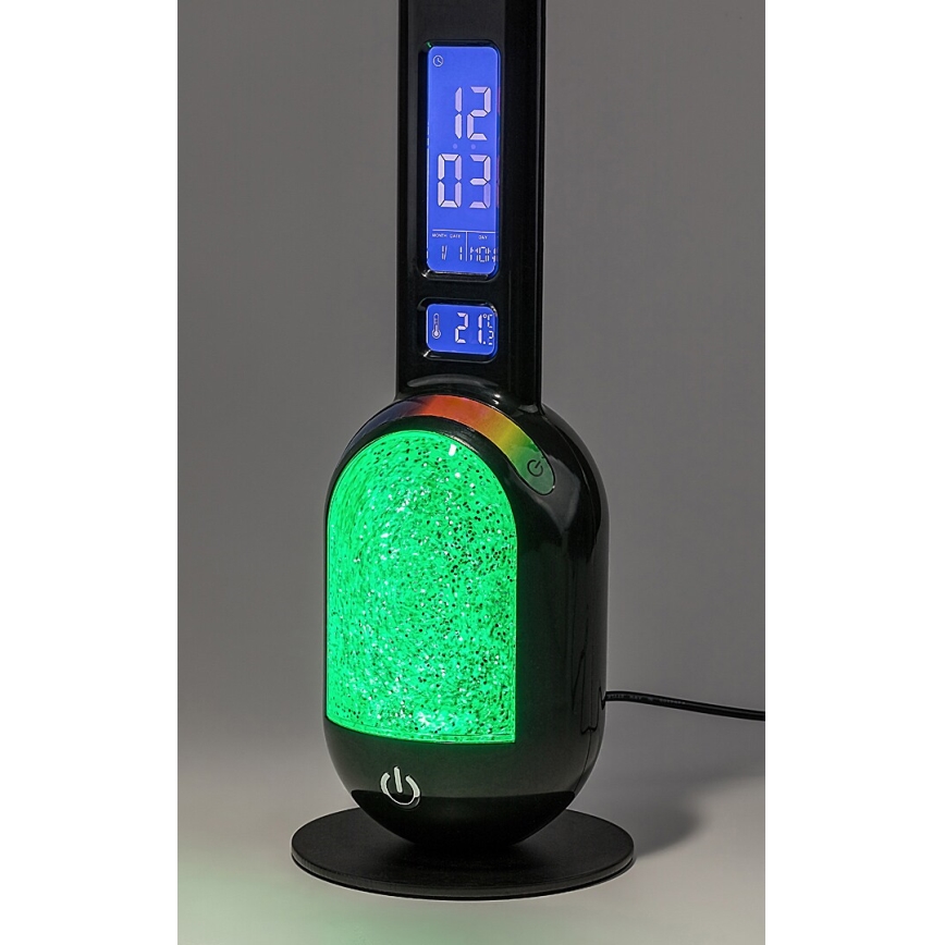 Rabalux - LED RGB Настільна лампа з регулюванням яскравості LED/5W/230V чорний