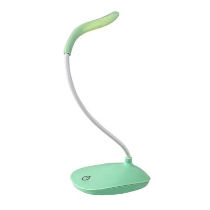 Rabalux - Светодиодная гибкая настольная лампа с регулированием яркости LED/2W/5V зеленый