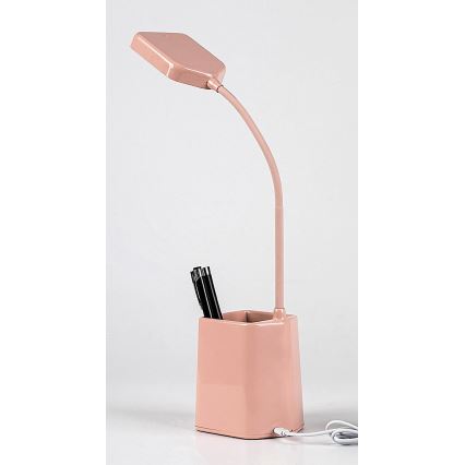 Rabalux - Настільна LED лампа з регулюванням яскравості LED/6W/230V 5000K рожевий