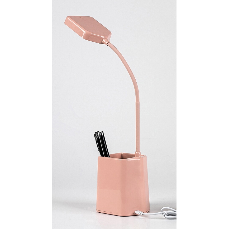 Rabalux - Настільна LED лампа з регулюванням яскравості LED/6W/230V 5000K рожевий