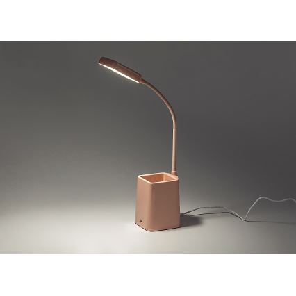 Rabalux - Светодиодная настольная лампа с регулированием яркости LED/6W/230V 5000K розовый