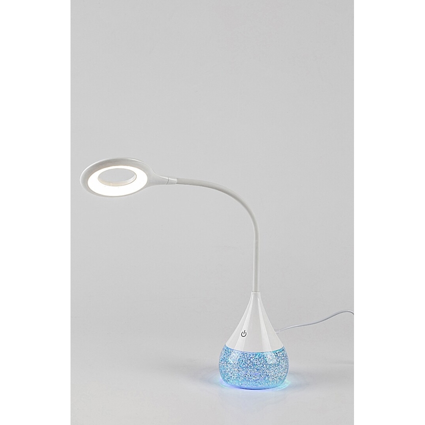 Rabalux - LED RGB Настільна лампа з регулюванням яскравості LED/4W/230V білий