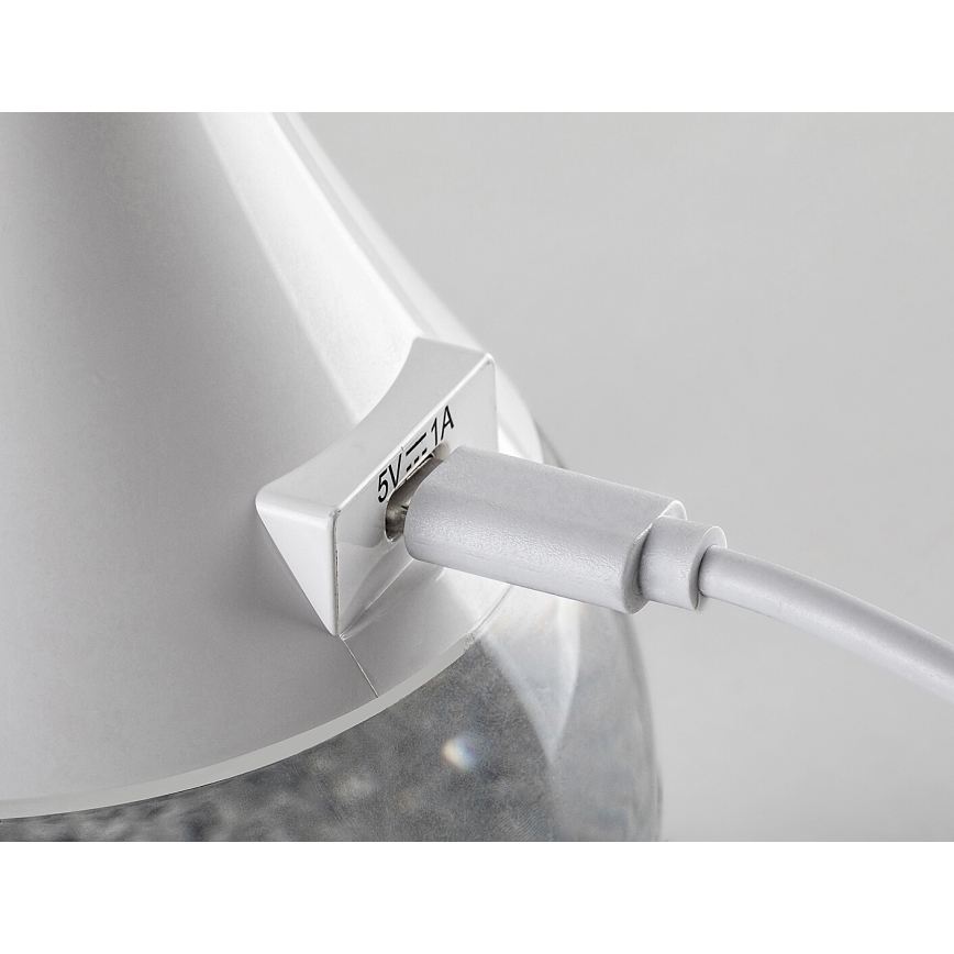 Rabalux - LED RGB Настільна лампа з регулюванням яскравості LED/4W/230V білий