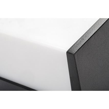 Rabalux - Вуличний настінний LED світильник LED/12W/230V чорний IP54
