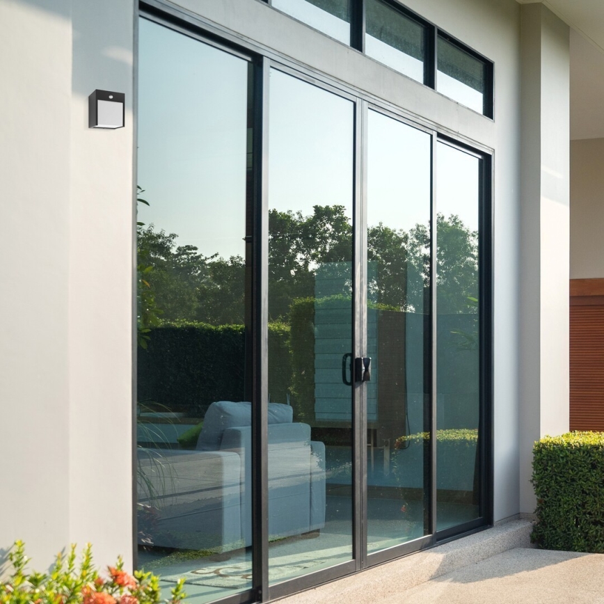 Rabalux - LED Зовнішній настінний світильник з датчиком LED/12W/230V чорний IP44