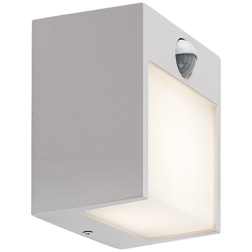 Rabalux - Вуличний настінний LED світильник з датчиком LED/12W/230V білий IP44