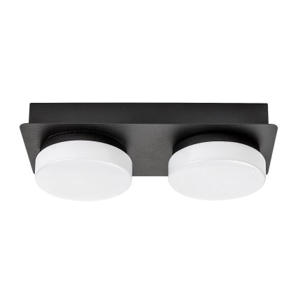Rabalux - Світлодіодний стельовий світильник для ванної кімнати 2xLED/5,5W/230V IP44 чорний