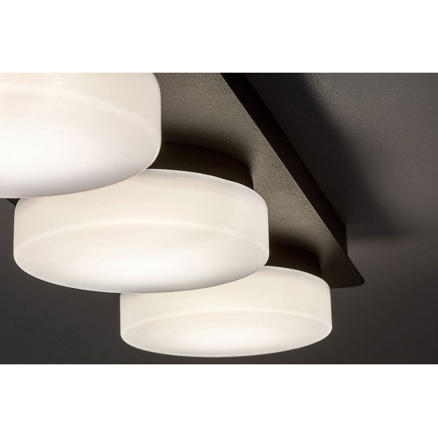 Rabalux - Светодиодный потолочный светильник для ванной комнаты 3xLED/6W/230V IP44 черный