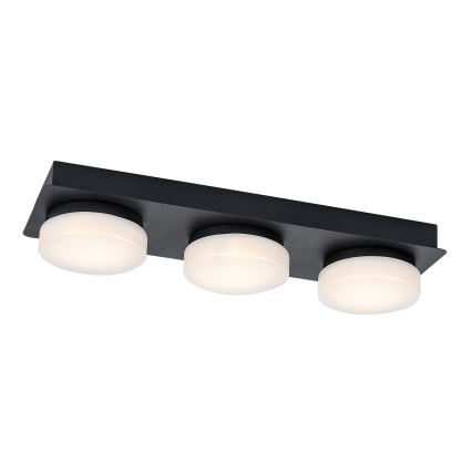Rabalux - Светодиодный потолочный светильник для ванной комнаты 3xLED/6W/230V IP44 черный