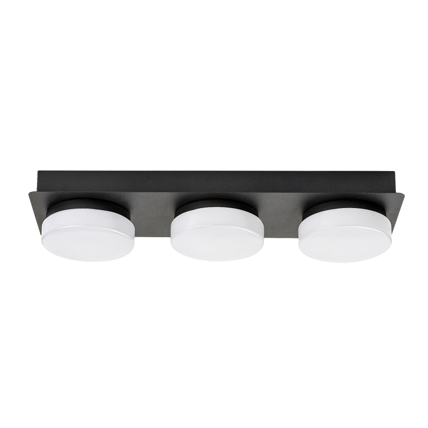 Rabalux - Светодиодный потолочный светильник для ванной комнаты 3xLED/6W/230V IP44 черный