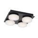 Rabalux - Світлодіодний стельовий світильник для ванної кімнати 4xLED/5,2W/230V IP44 чорний