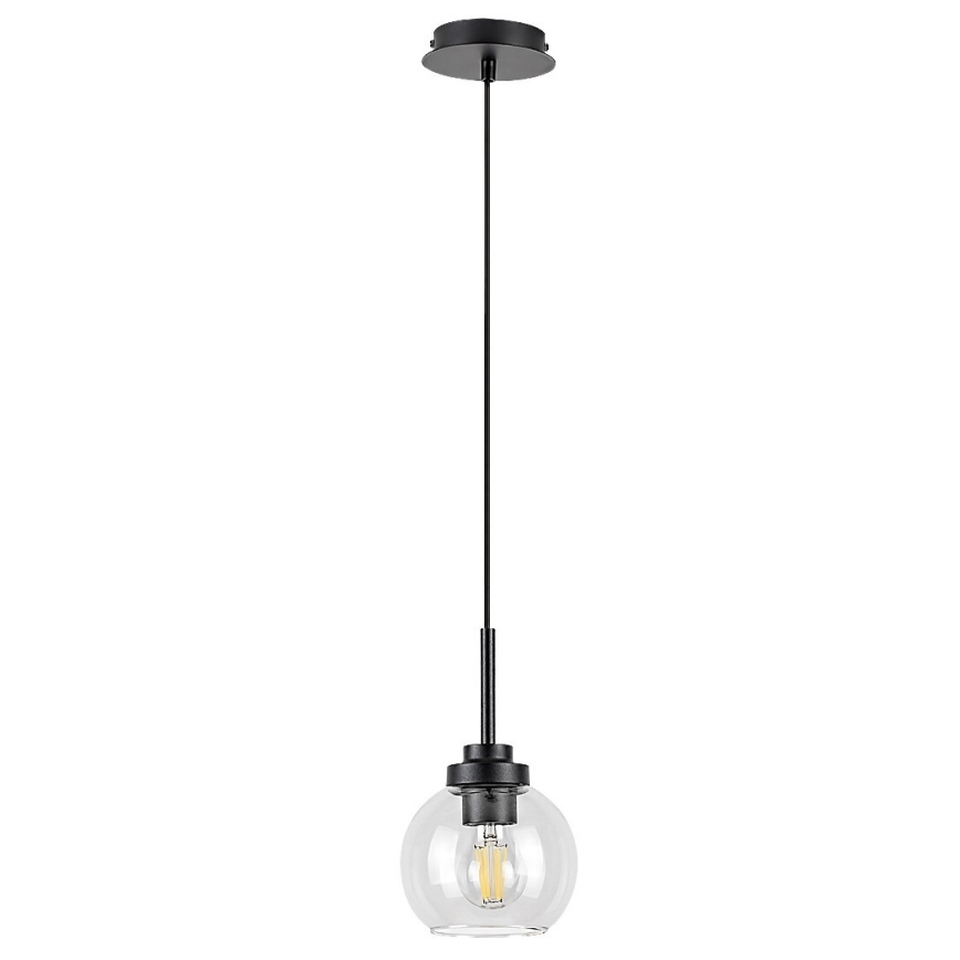 Rabalux - Для ванної кімнати люстра підвісна 1xE27/15W/230V чорний IP44