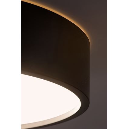 Rabalux - Світлодіодний стельовий світильник LED/18W/230V IP44 4000K діаметр 28 cm чорний