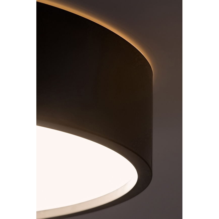 Rabalux - Світлодіодний стельовий світильник LED/18W/230V IP44 4000K діаметр 28 cm чорний