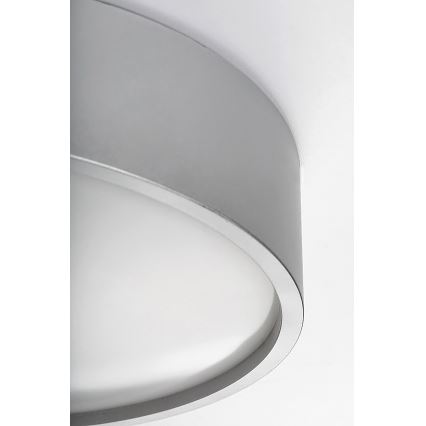 Rabalux - Светодиодный потолочный светильник LED/18W/230V IP44 4000K серебристый диаметр 28 см